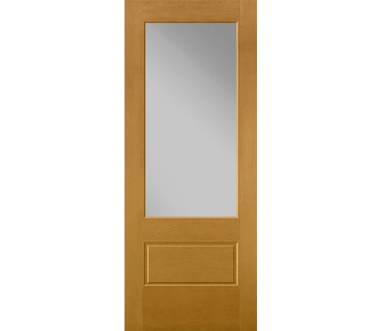 Elgin 3 Quaters Light Fiberglass Entry Door