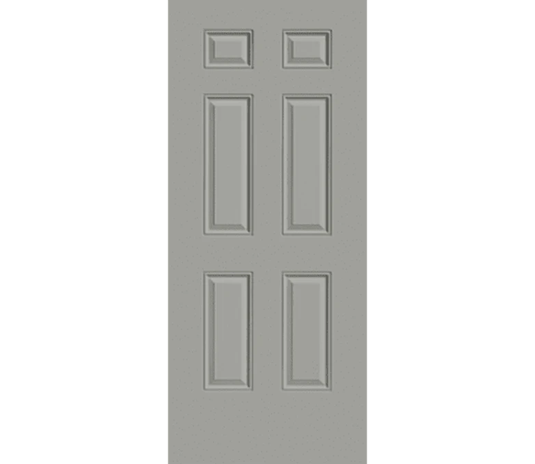 Elgin 6 Panel Steel Entry Door