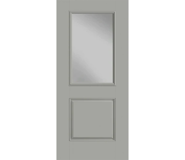 Elgin Half Light 1 Panel Fiberglass Entry Door