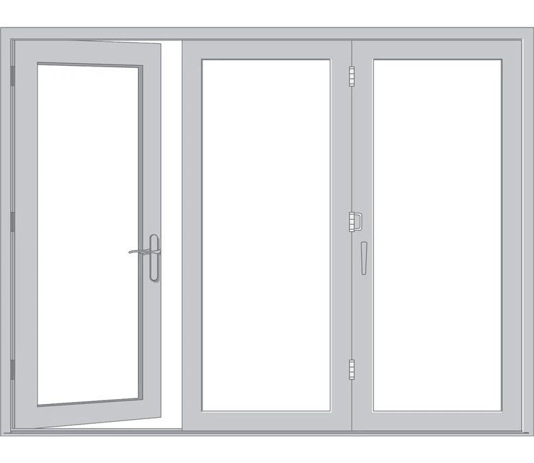 Elgin Pella Architect Reserve Series Contemporary Bifold Patio Door